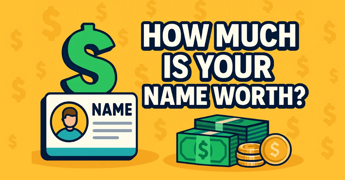 Unlock the True Value of Your Name: How Much Is Your Name Worth?