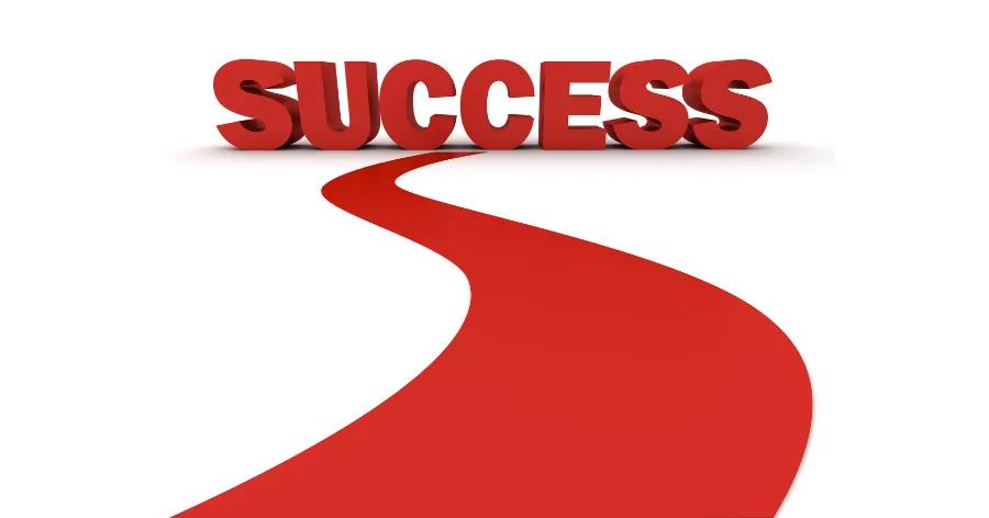 success image in red color